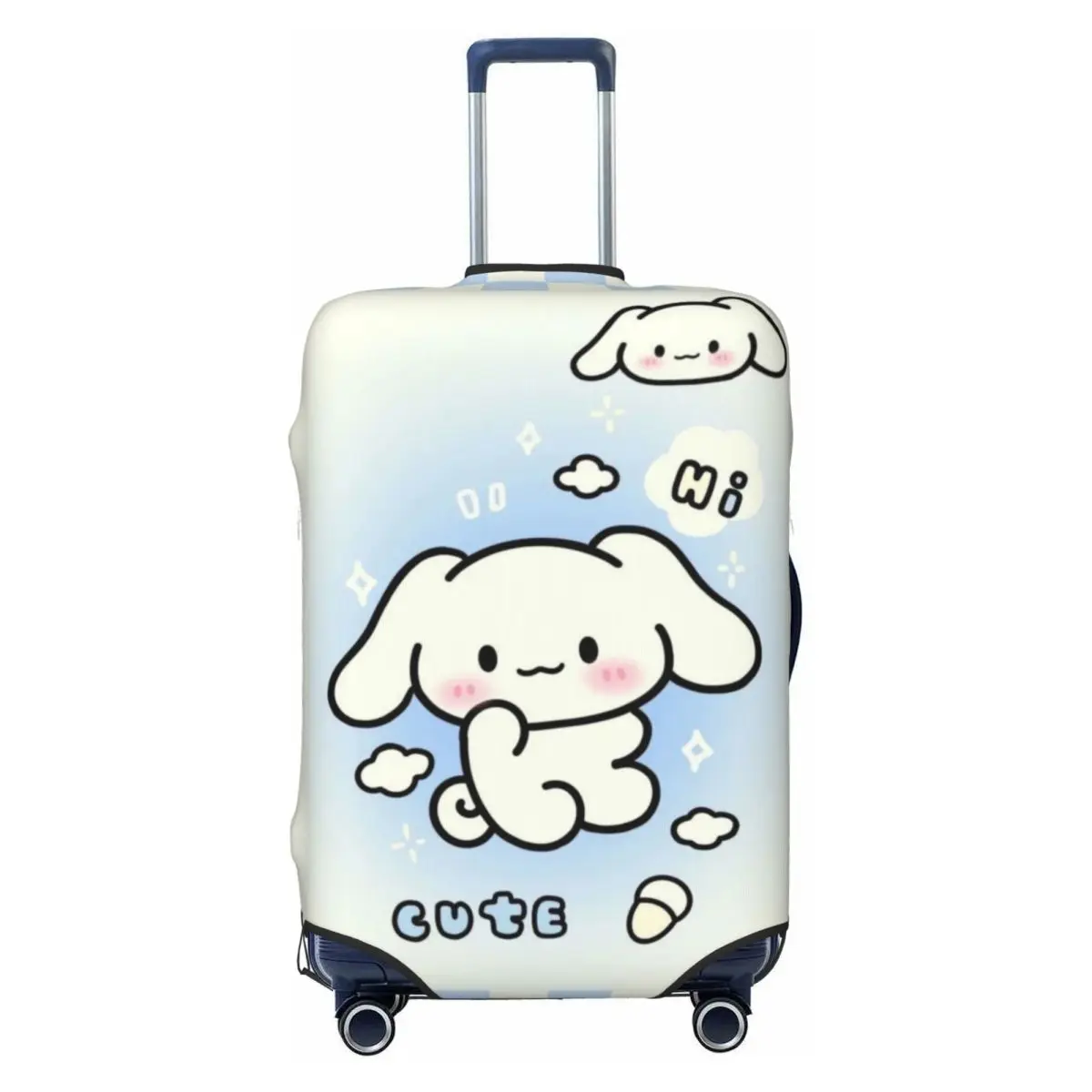 

Custom Wallpaper Cute Luggage Cover Elastic Cinnamoroll Travel Suitcase Protective Covers Suit For 18-32 inch