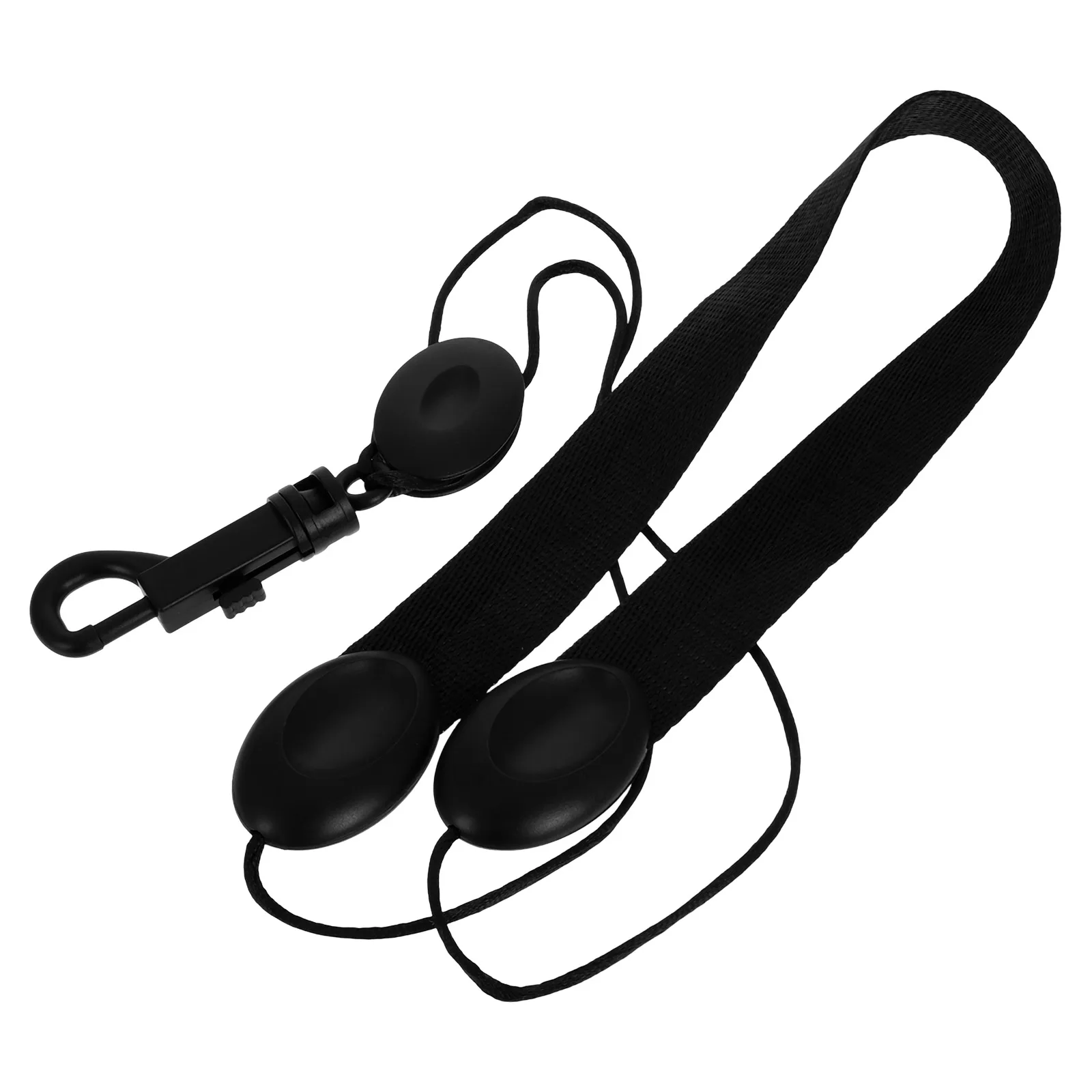 

Clarinet Neck Strap Accessories with Plastic Snap Adjustable Hook Alto Sax Black Buckle