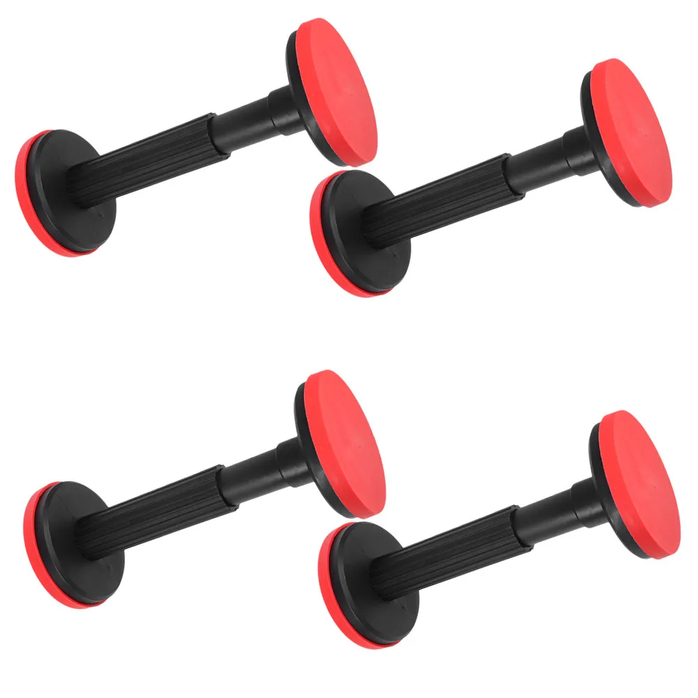 4Pcs Telescopic Cabinet Support Rod Adjustable Heavy Duty Lifting Bracket for Furniture Stabilizing Installation Jack Stand