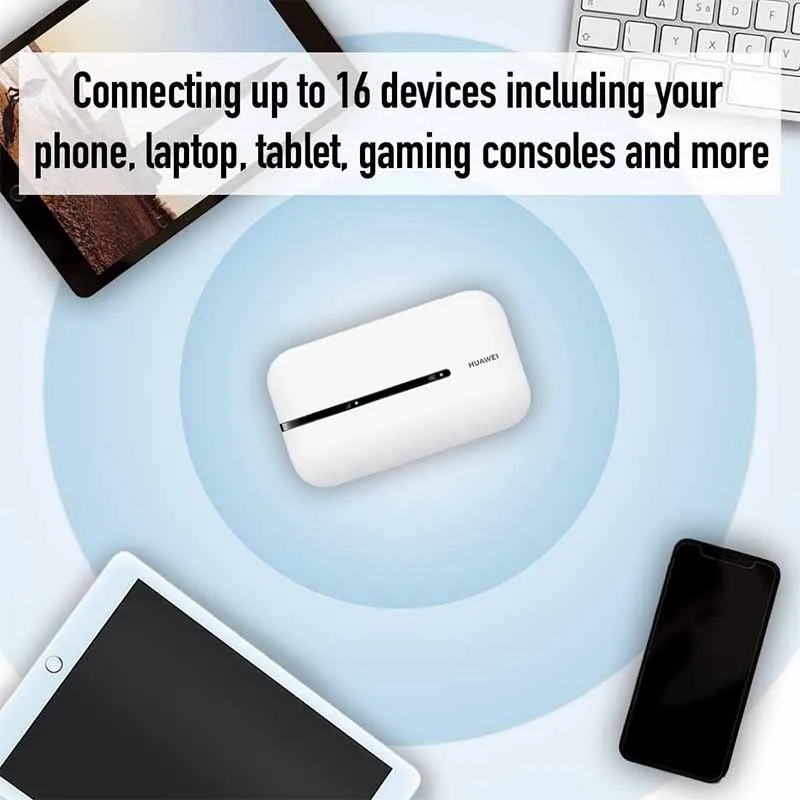 ปลดล็อคหัวเว่ย E5576-320มือถือ WiFi 150Mbps, เราเตอร์4G LTE กลางแจ้งแบบพกพาพร้อมช่องใส่ซิมการ์ด E5576-322ช่องฮอตสปอตกระเป๋า