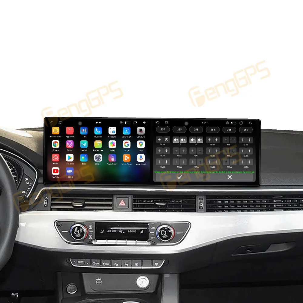 

Dual Screen 9.1 Inch Android 15 CarPlay Car Radio For Audi A4L A5 2017-2019 Touch Screen Multimedia Player GPS Navigation DSP