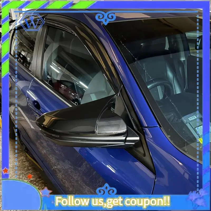 

M46K-Rear View Side Mirror Cover Rearview Caps For Honda Civic 10Th 2016 2017 2018 2019 2020 Accessories, 2PCS Black
