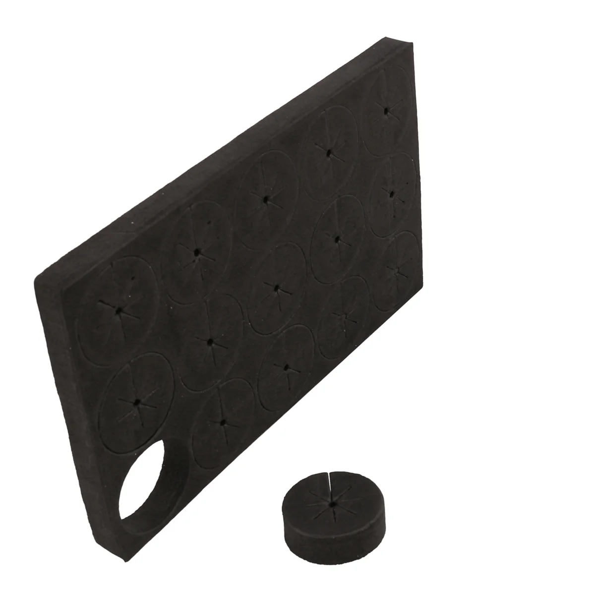 360Pcs Garden Clone Collars Neoprene Inserts Sponge Block for 2 Inch Net Pots Hydroponics Systems and Cloning Machines