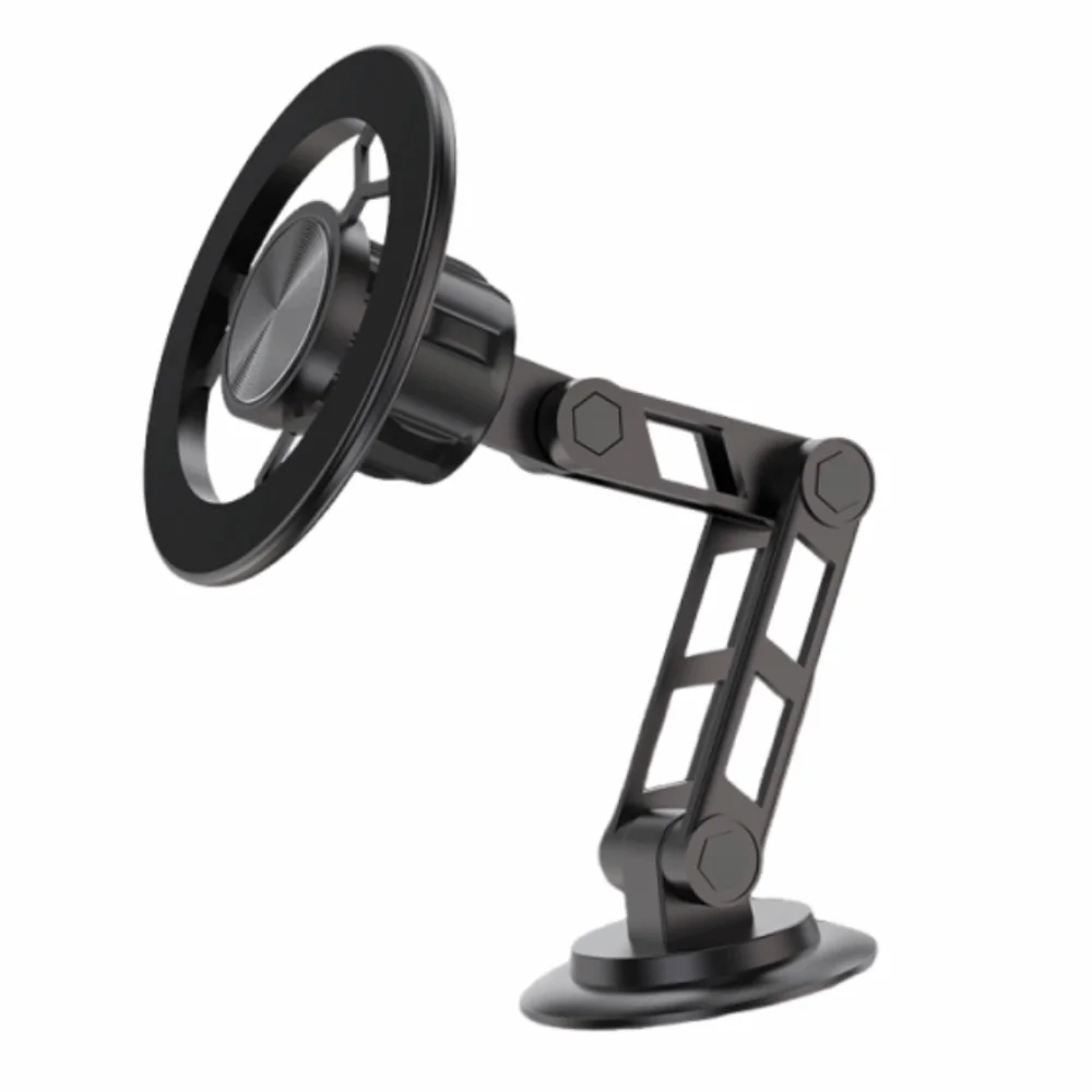 

360° Rotation Magnetic Car Phone Holder Folding Telescoping Car Cell Phone Holder Universal Self-adhesive
