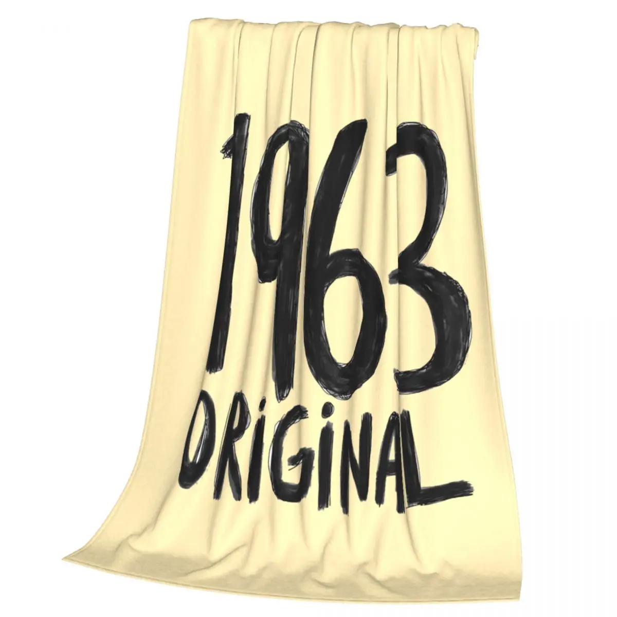 1963 Original Born In 1963 Birth Year 1963 Blanket Flannel Throw Blanket Cover for Bed Living room Picnic Travel Home Sofa