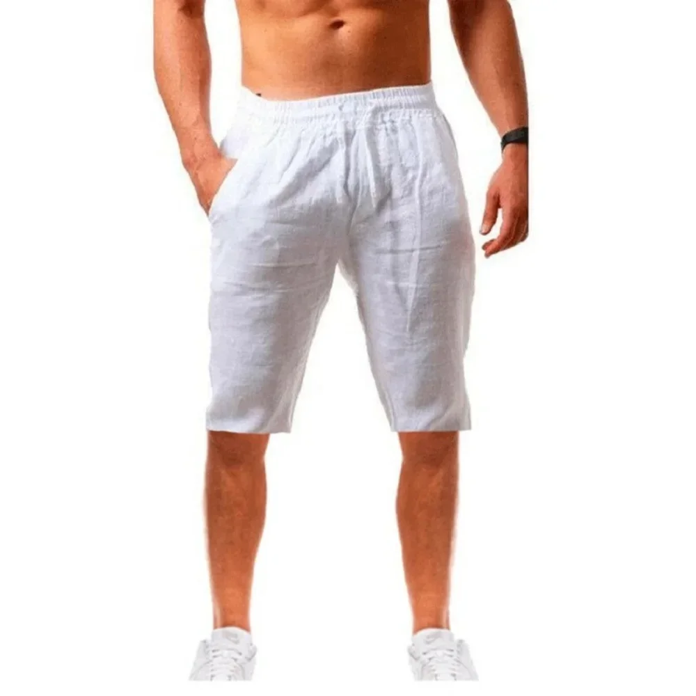 Thumbnail 3 - #49 Top 50 Mens Cotton Linen Summer Shorts
