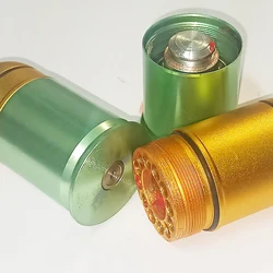 Aluminum Cylinder Bushnell Reinforced Gas Grenade Shell for HEDP 40 mm Grenade Launcher Wargame Inflation Pneumatic Assembly