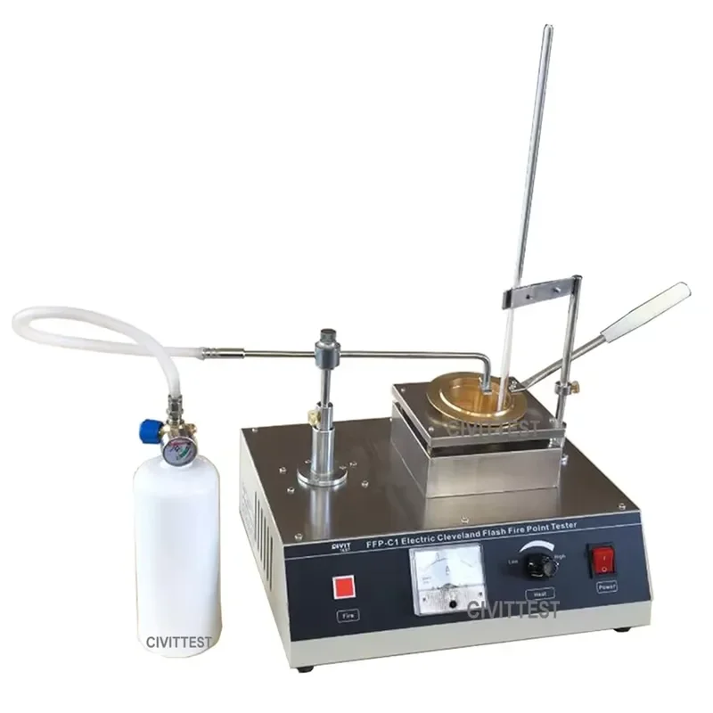 Electric Bitumen Asphalt Cleveland Fire Point Open Cup Test Apparatus