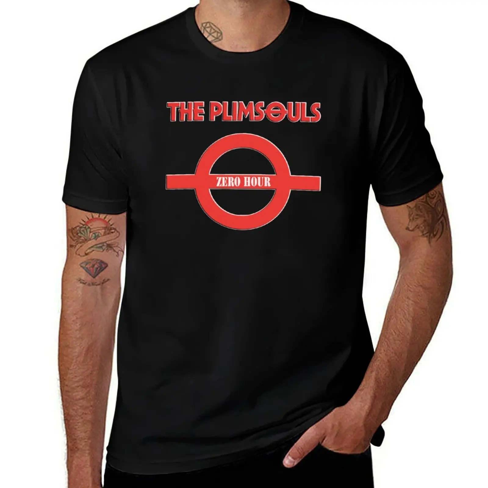 

The Plimsouls Zero Hour T-Shirt man t shirts for men t shirts for man cotton funny t shirts cotton 100% T-shirt