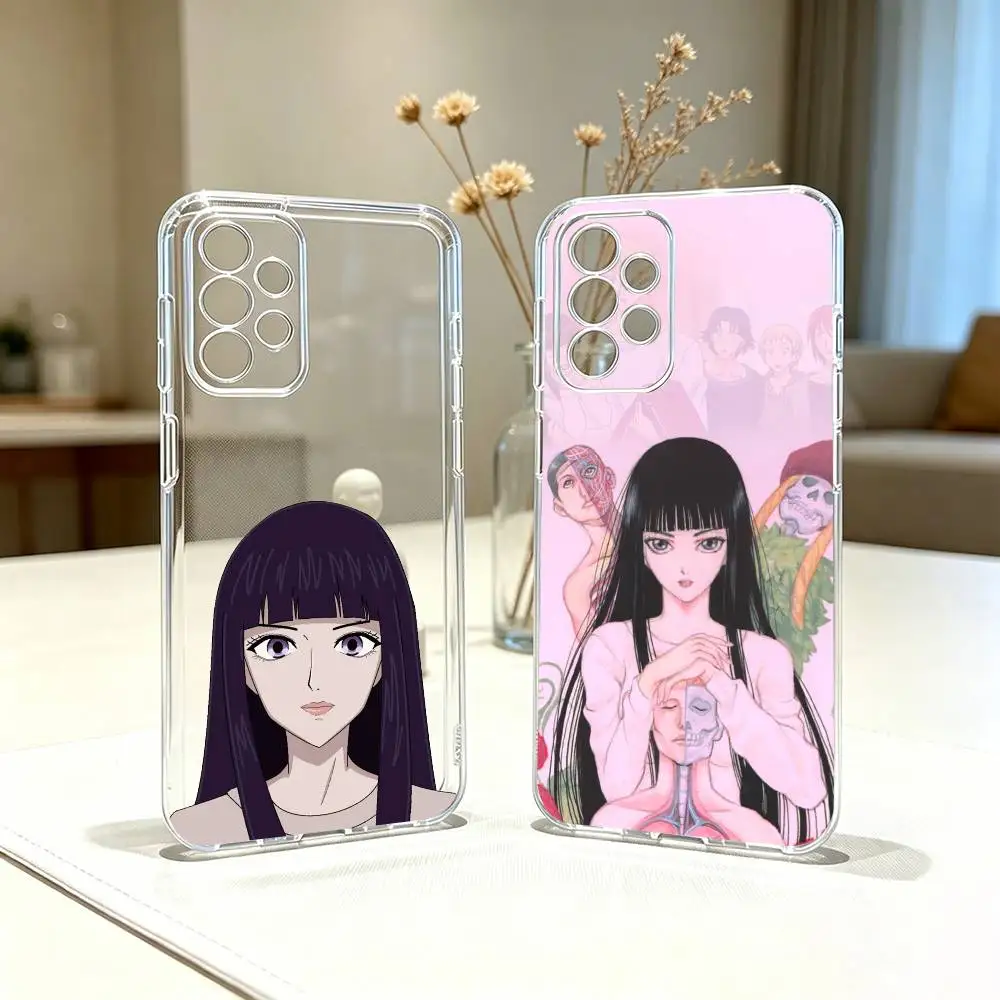 O-Otaku S-Sunako N-Nakahara   Phone Case Transparent Silicone Soft For Samsung S25,S24,S21,S22,S23,S30,Ultra,S20,Plus,Fe
