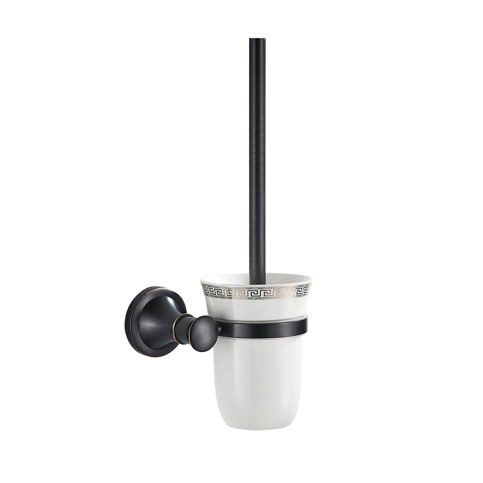 

Держатель для туалетной щетки, настенный, цвет: матовая бронза