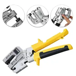 Metal Stud Crimper Aluminum Alloy Ceiling Punching Pliers Plaster Drywall Tools For Fastening Metal Double Handed Pliers