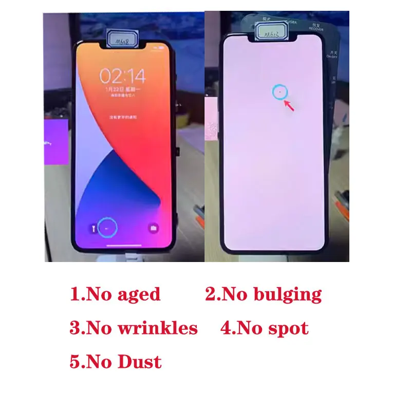 AAA Original Screen For IPhone XR 11 12 Pro Max Refurbish Lcd For Iphone X XS Max Display Panel Assembly True Tone Replacement