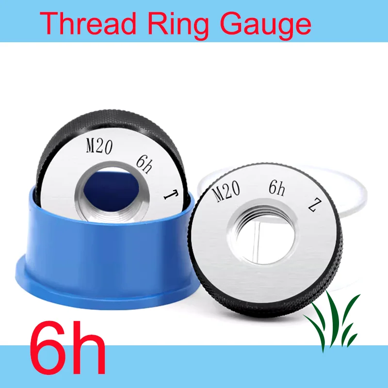 2pcs/set Thread Ring Gauge GO/NO GO Gage Metric Gauge 6h M1 M1.2 M1.6 M2 M2.5 M3 M4 M5 M6 M8 M10 M12 M20 M22 M30 M40 M50- M65
