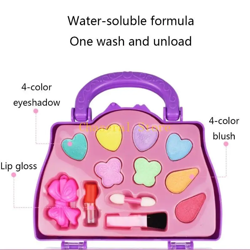 E7CE Princess Jewelry Box Girl For Play House Jewelry Box corbata para cabeza Cabeza juguete Vestida Magnimiento