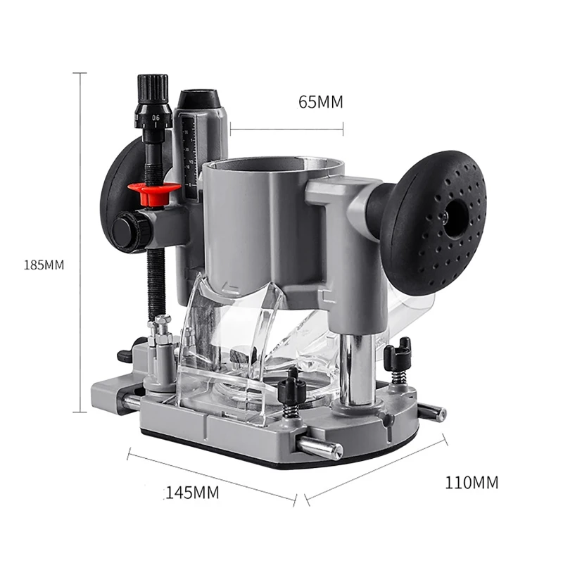 Imagem -04 - Compact Mergulho Roteador Fresagem Base da Máquina de Corte para Elétrica Ferramenta Elétrica Acessórios 65 mm Peças