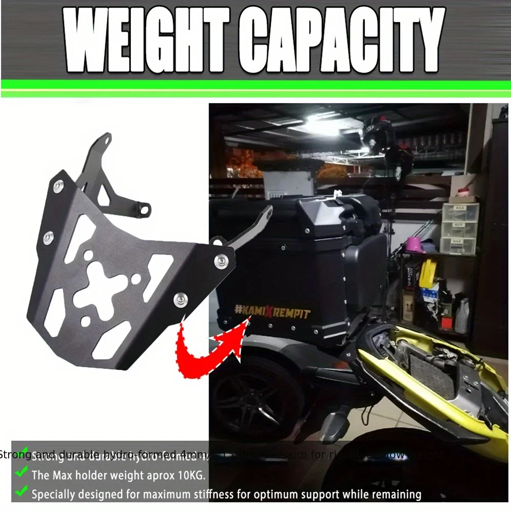 

Motorcycle Accessories Tail Section Rack Carrier Cargo Shelf Rear Luggage Holder For Kawasaki Ninja 650 ER 6N 6F 2012-2016