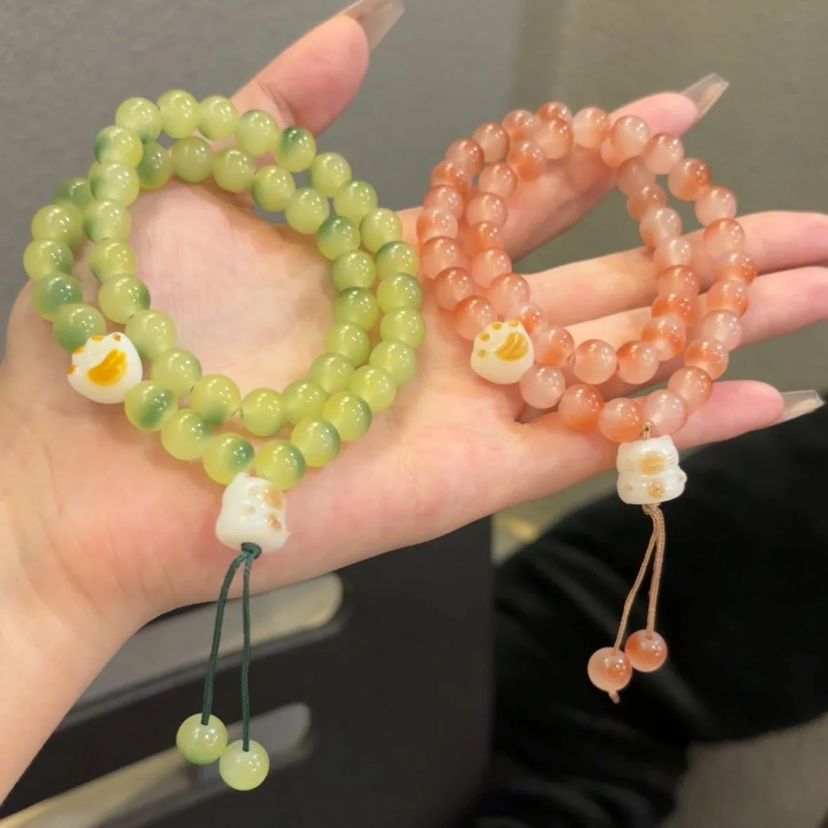 

Cute cat claw bracelet design student niche new bracelet Wenwan Guofeng plate play accessories popular bracelet