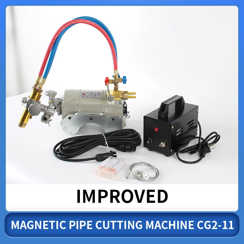 CG2-11 Automatic Magnetic Pipe Cutter Gas Cutting Machine for Steel Pipe Φ108mm