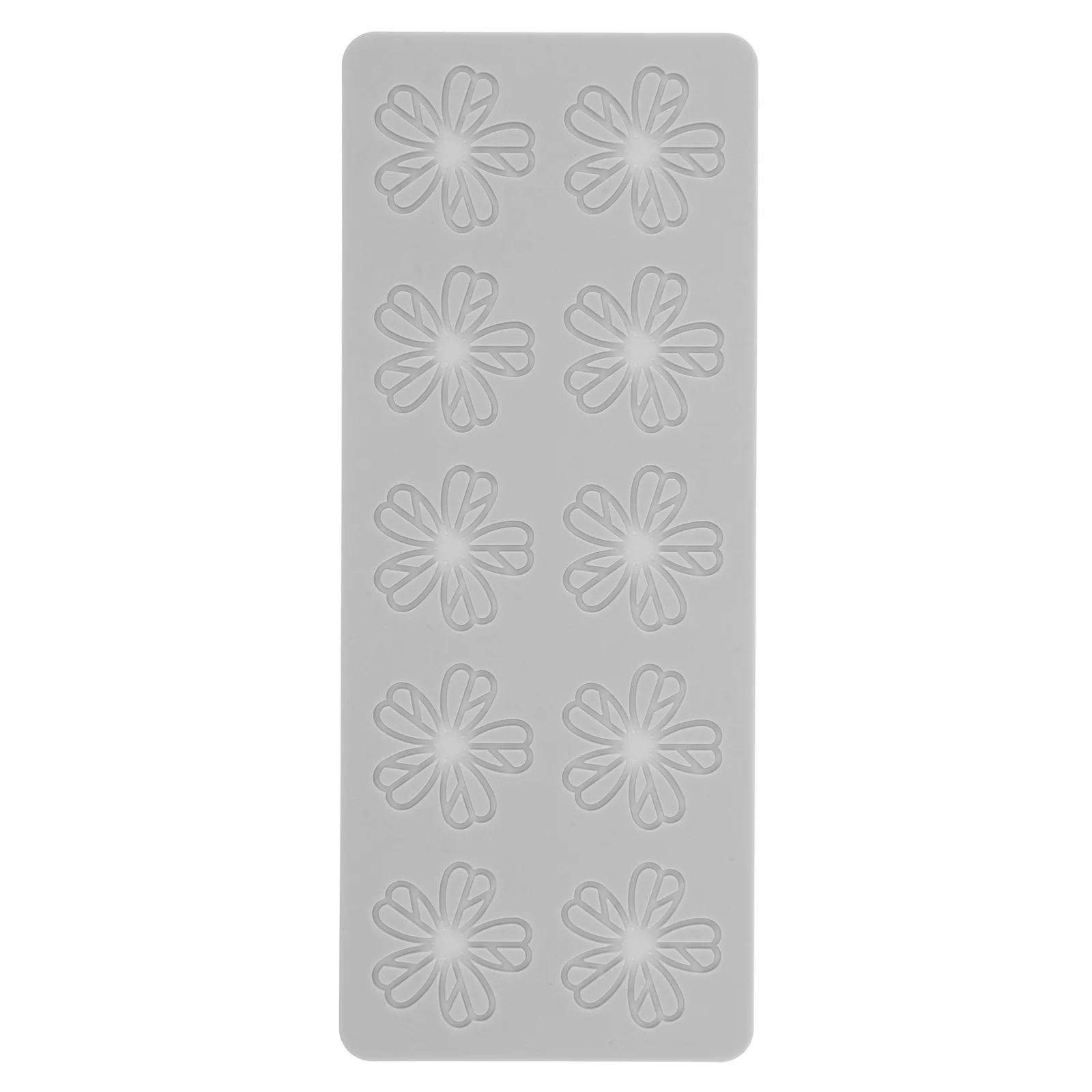 

Fontuce Flower Mold Cake Baking Daisy Fondant Embossed Decorating Embossing Mat Grey