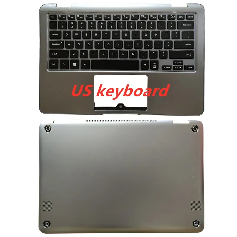 NEW Palmrest For Samsung 730QAA NP730QAA Laptop Palmrest Upper Case With Backlit keyboard Touchpad/Bottom Case