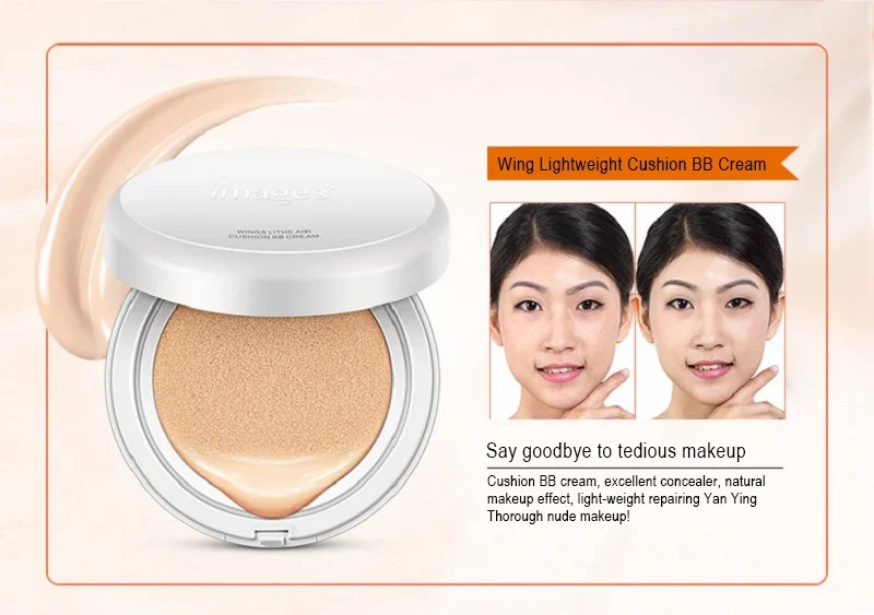 Air Cushion Beautiful Image and Light Air Cushion Bb Cream Moisturizing Natural Concealer Cc Cream Liquid Foundation TSLM1