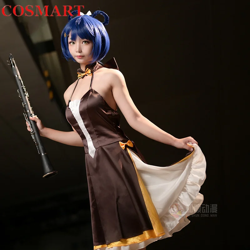 

COSMART Genshin Impact Xiangling Women Dress Cosplay Costume Cos Game Anime Party Uniform Hallowen Play Role Clothes Clothing