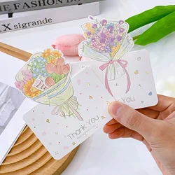 NUOVO 1 pz/pacco portatile fiore carino biglietto di ringraziamento invito messaggio busta biglietto di auguri di compleanno per le carte regalo di festa della mamma
