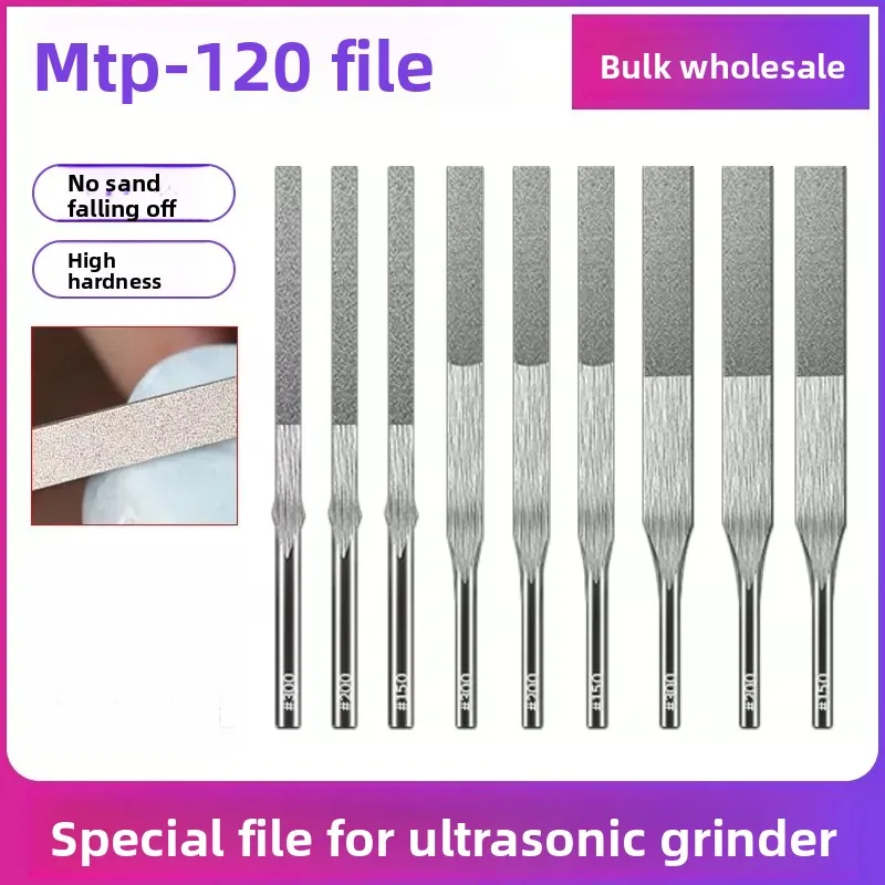 MTP120 Pneumatic Ultrasonic File / Reciprocating Grinding Tool / Alloy File Bit / Mold Surface Polishing Accessory