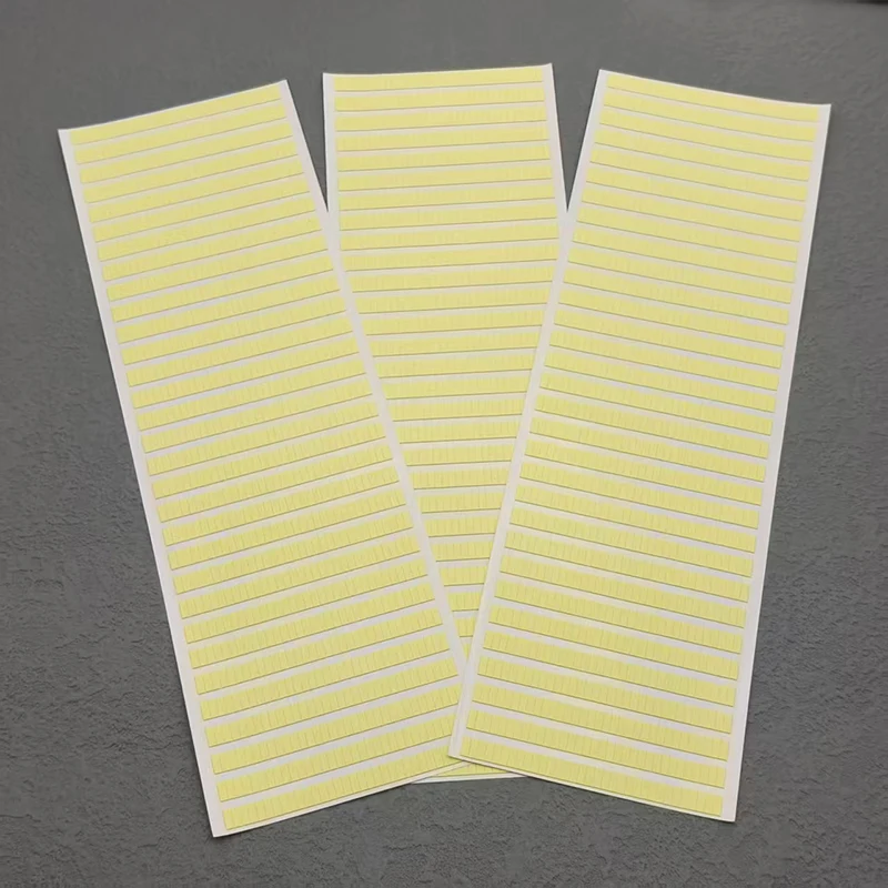 2/5 Pages Yellow Double Sided Adhesive Strip Tape Fits for Fixing Watch Dial and Movement Repair Parts For Watchmakers Watch