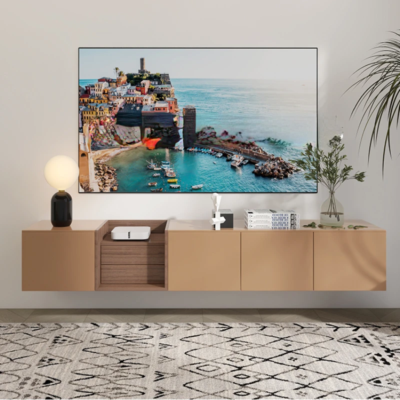 

Innovative Wood Tv Stand Room Wall Modern Entertainment Storage Tv Table Minimalistic Multifunctional Moveis Para Casa Furniture