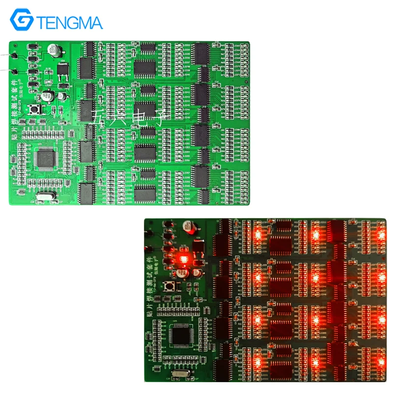 Image of Smd komponenten löt kit smd komponenten löt training hoc hinten sives übungs brett pcb fähigkeiten wettbewerb