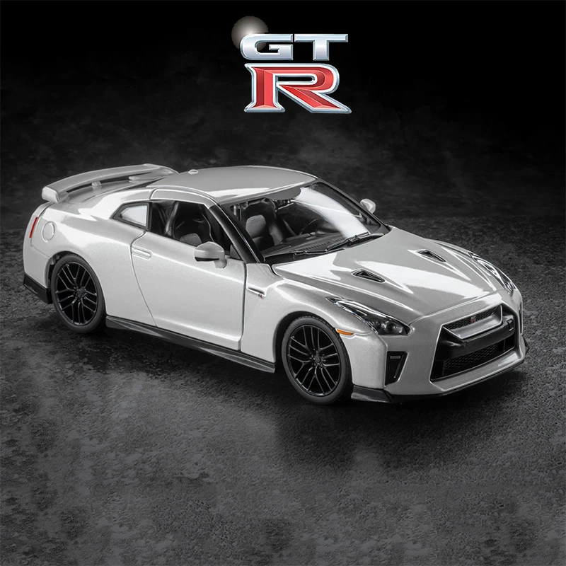 

1:36 Nissan GTR R35 литая под давлением модель автомобиля из сплава, коллекция подарков, рождественский подарок для парня, подарки на день рождения