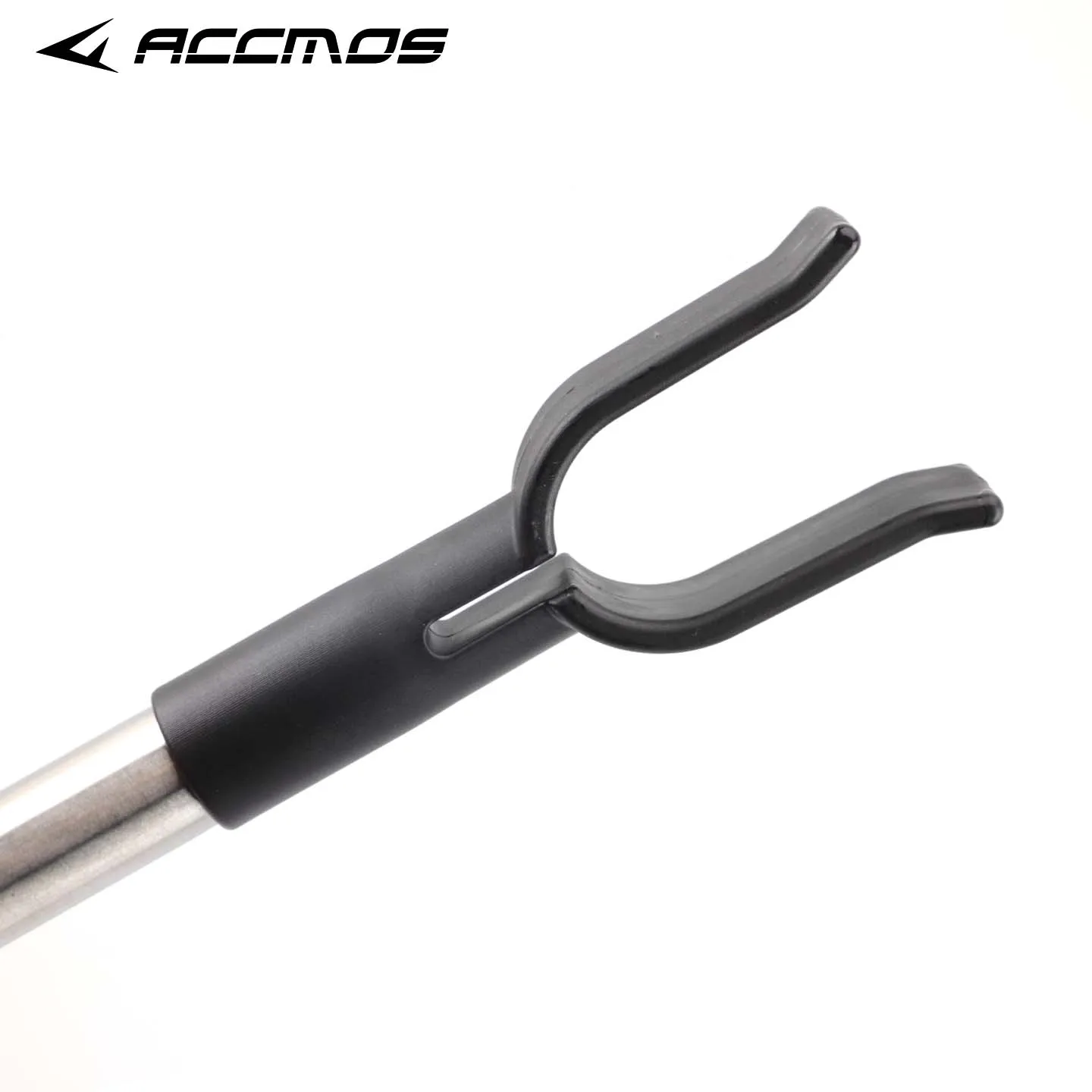 ACCMOS Stainless Steel Recurve Bow Stand Portable Archery Bow Holder Rack for Recurve Longbow Compound Bow Target Practice