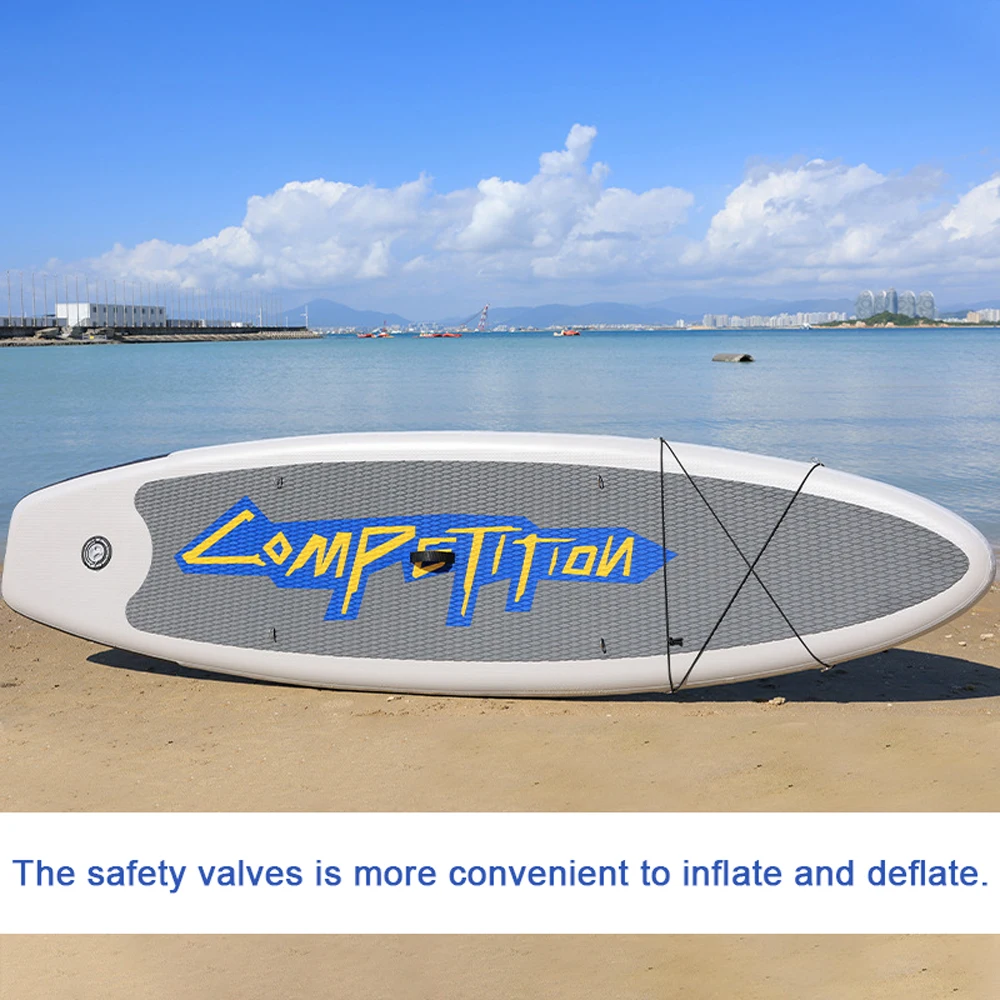 Inflatable Stand-Up Surfboard Seaside Beach Water-skiing Surfboard Pulp Board Water Sport PVC Surfing Paddle Board Sap SUP Board