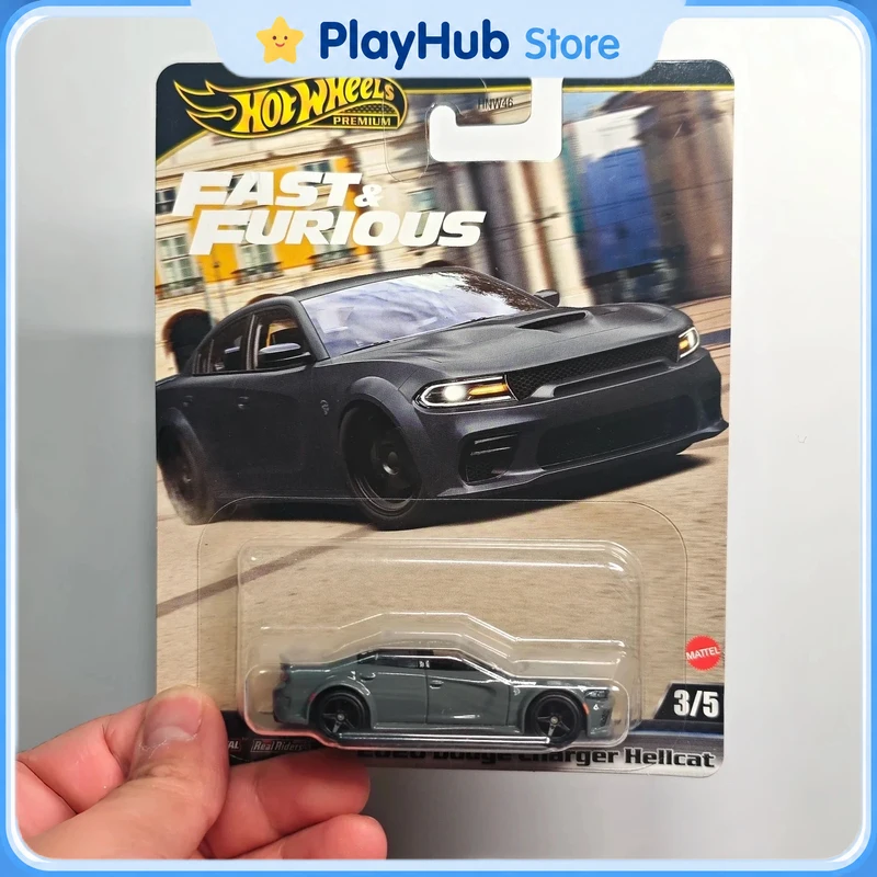 Hot Wheels Gold Label 2020 Dodge Charger SRT Hellcat Diecast Car Model Fast & Furious Movie Merchandise Collectible Display Toy