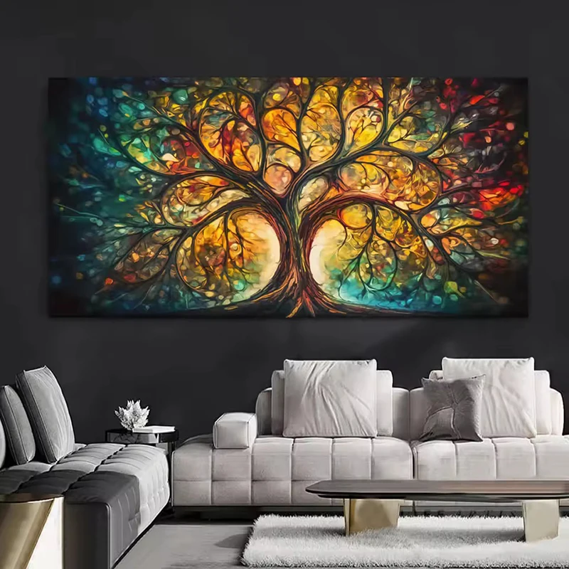 

Tree of Life Canvas paintings Wall Art Tree of Life Canvas Printing Modern Inspiration Tree Poster for Office and Home Decor