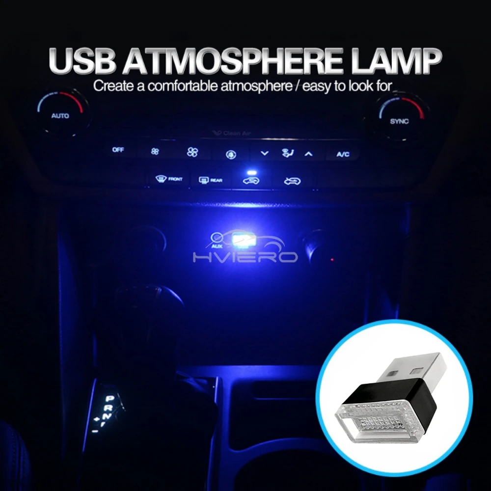 Tragbare Mini Usb Light Room Modeling Car Ambient License Plate Lamp Neon Interior Auto Decoration Room Welcome Night Flashlight