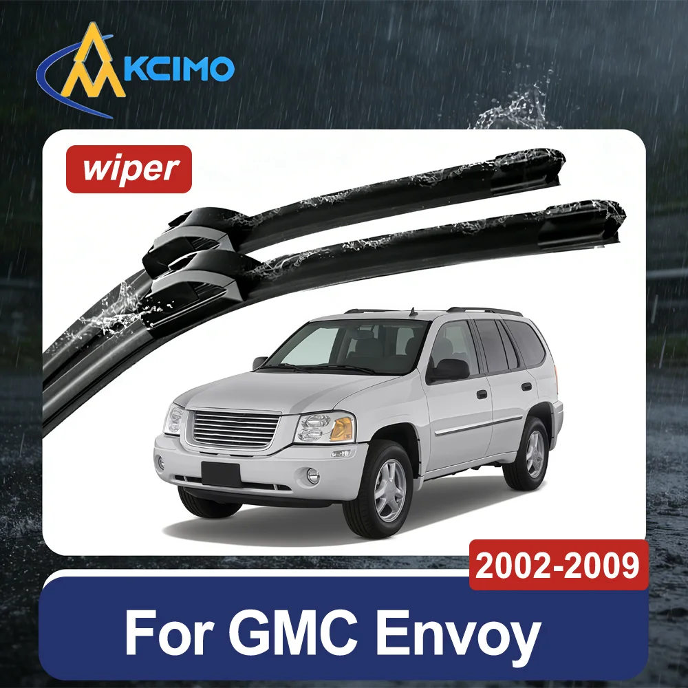 Driver & Passenger Windshield Wiper Set For GMC Envoy 2002-2009 All-Weather Performance 1 Pair Easy Installation