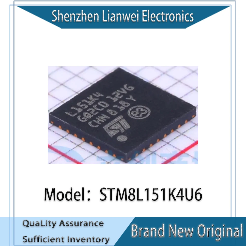 

100% New Original L151K4 STM8L151K4U6 IC MCU Chipset UFQFPN-32