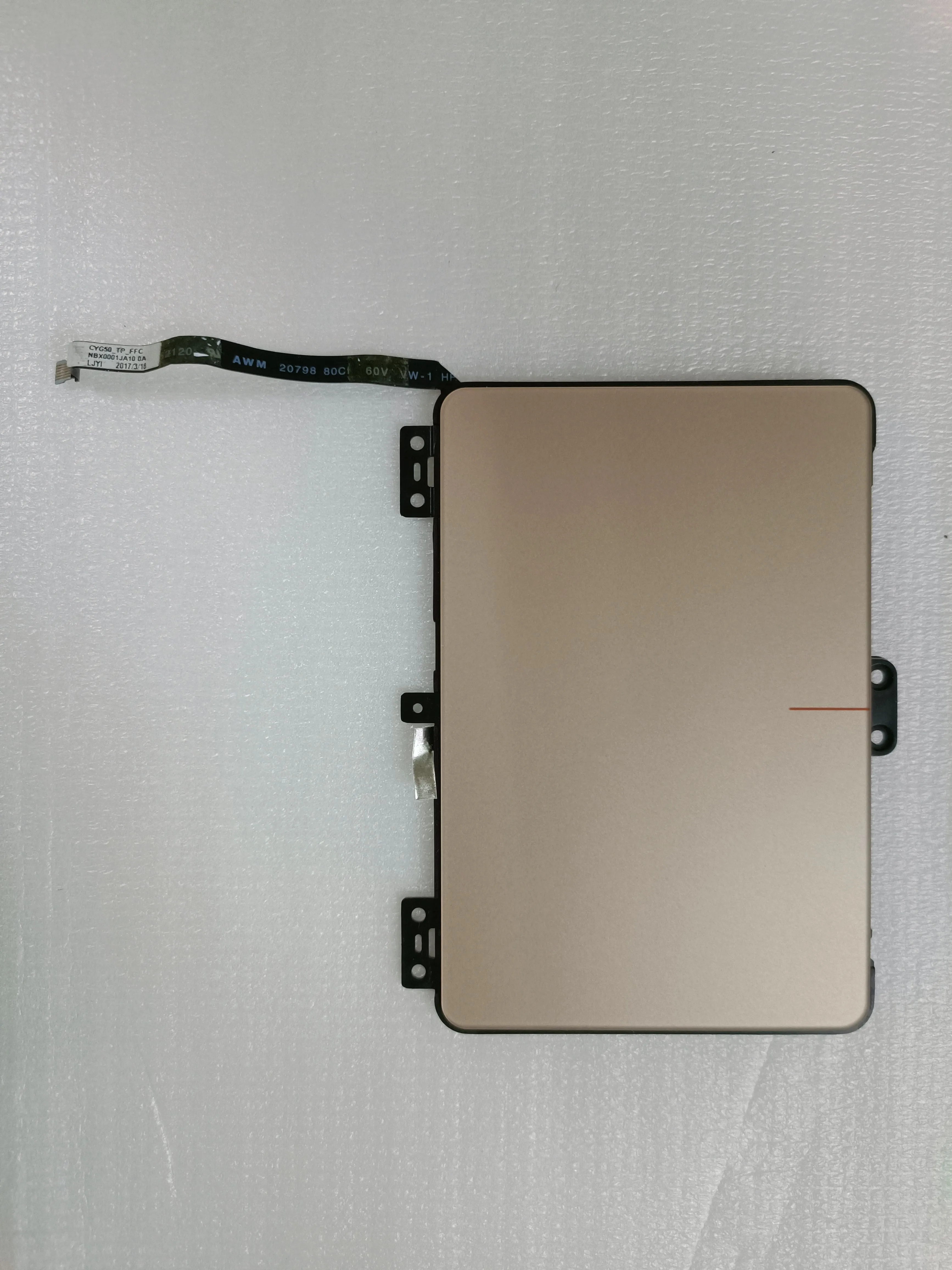 Used Original for Lenovo YOGA 910-13IKB YOGA 5 Pro Touchpad Mousepad with Cable Gold