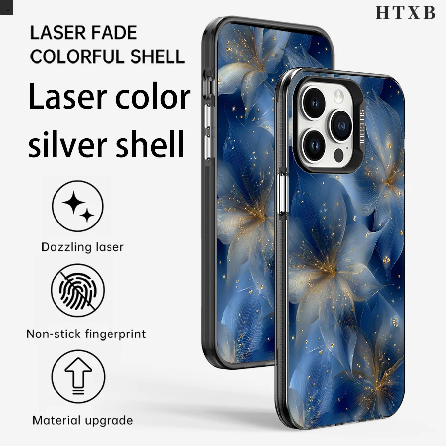 Golden And Blue Flo…