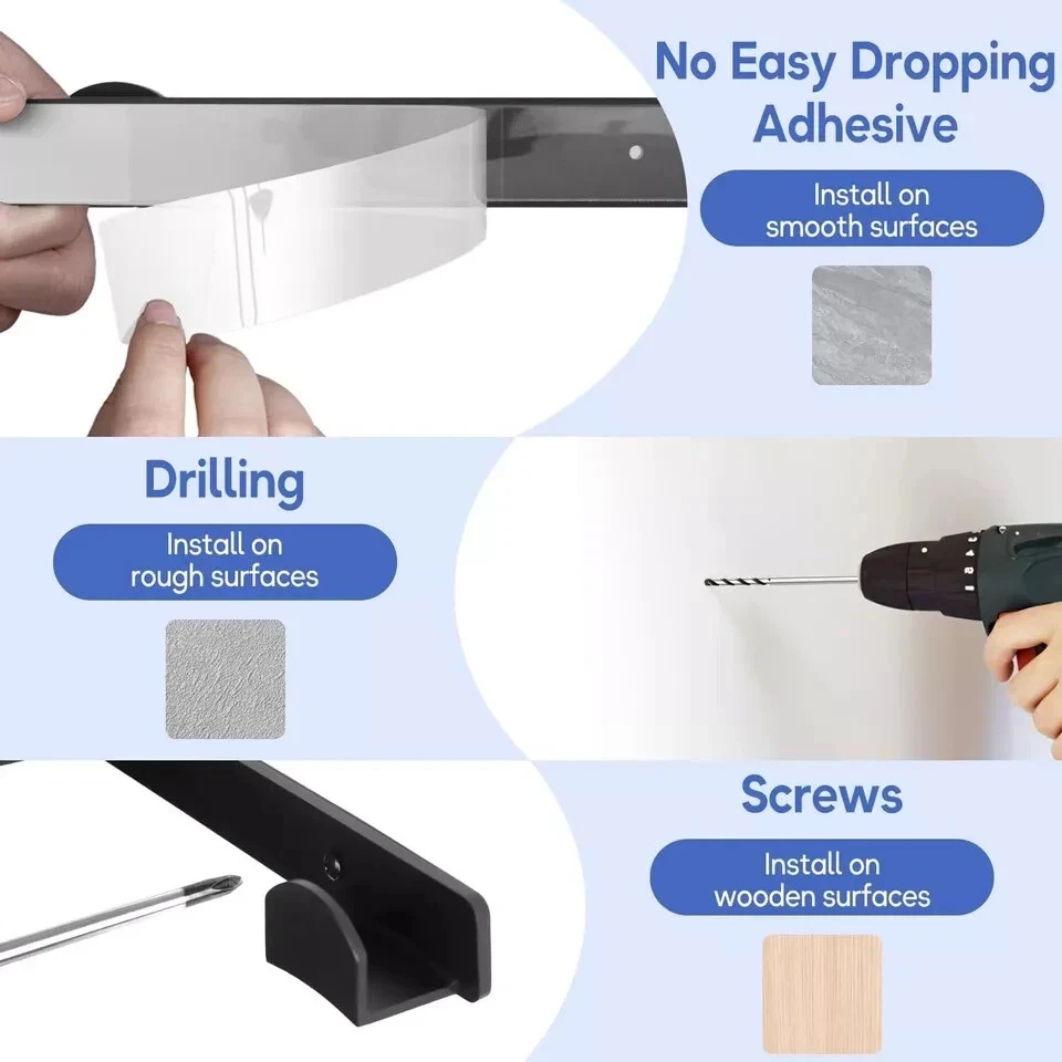 Wall Mounted Hat Holder For Baseball Caps Storage Organizer With Traceless Hooks Display Racks For Home & Store Decor