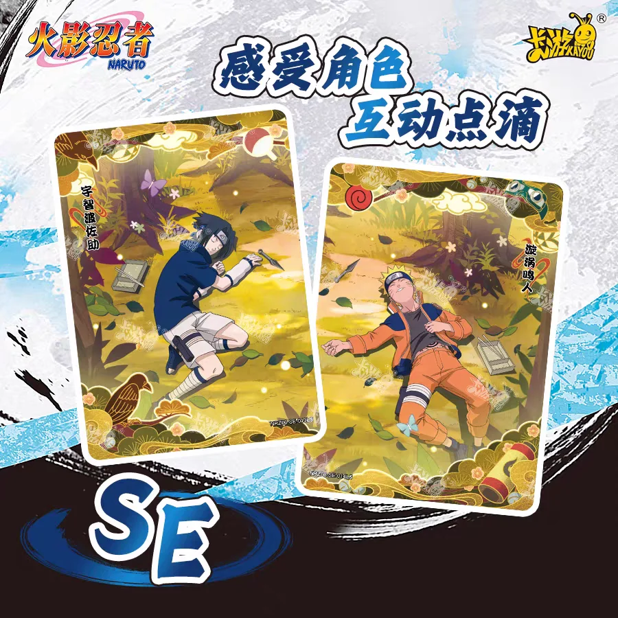 Juego de cartas Naruto Era, paquete especial, formación Ninja, capítulo 6, SE SP raro, MR BP, Naruto, Sasuke, Hinata