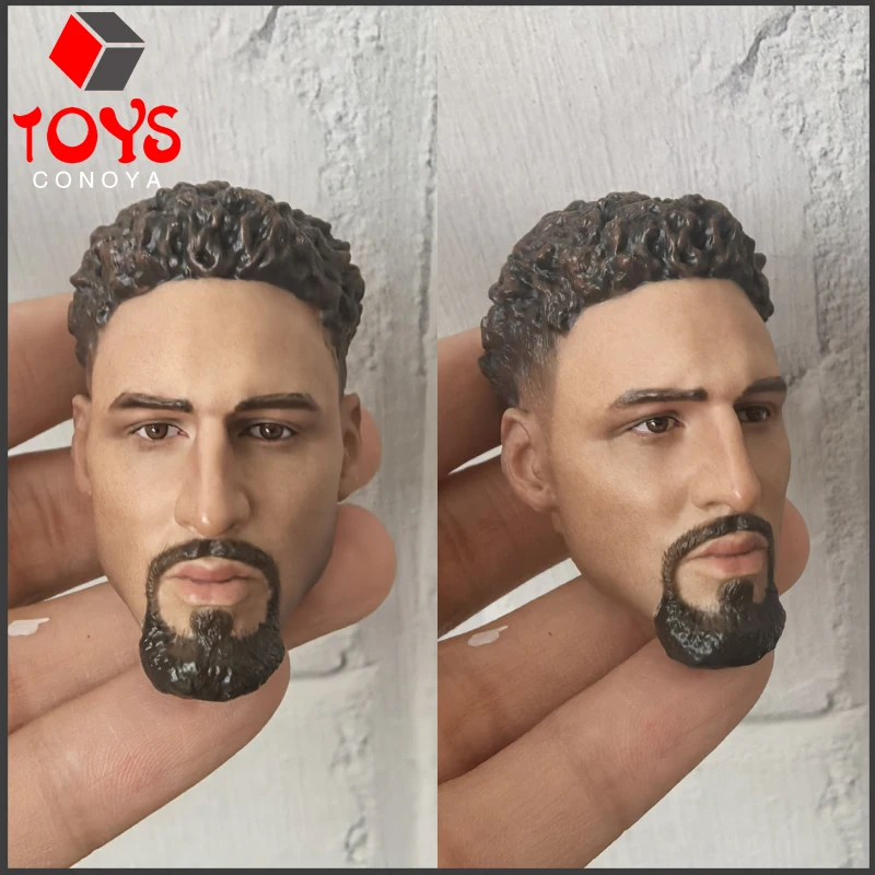 

1/6 Scale Basketball Player Thompson Head Sculpt Carving Model Fit 12'' Male Soldier Action Figure Body Dolls