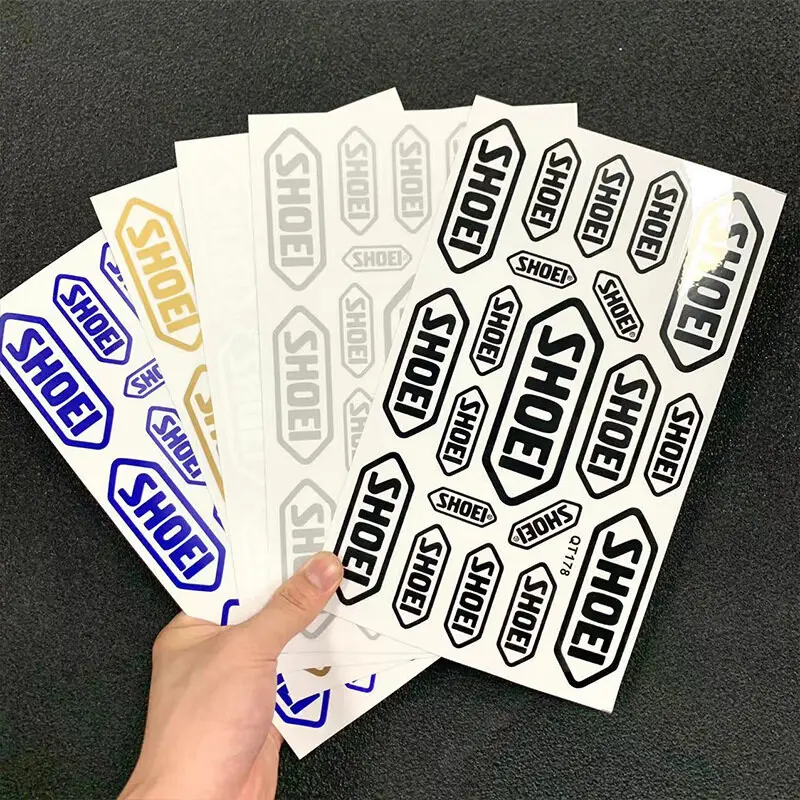 Motorcycle helmet sticker FOR SHOEI waterproof decorative film universal logo sticker