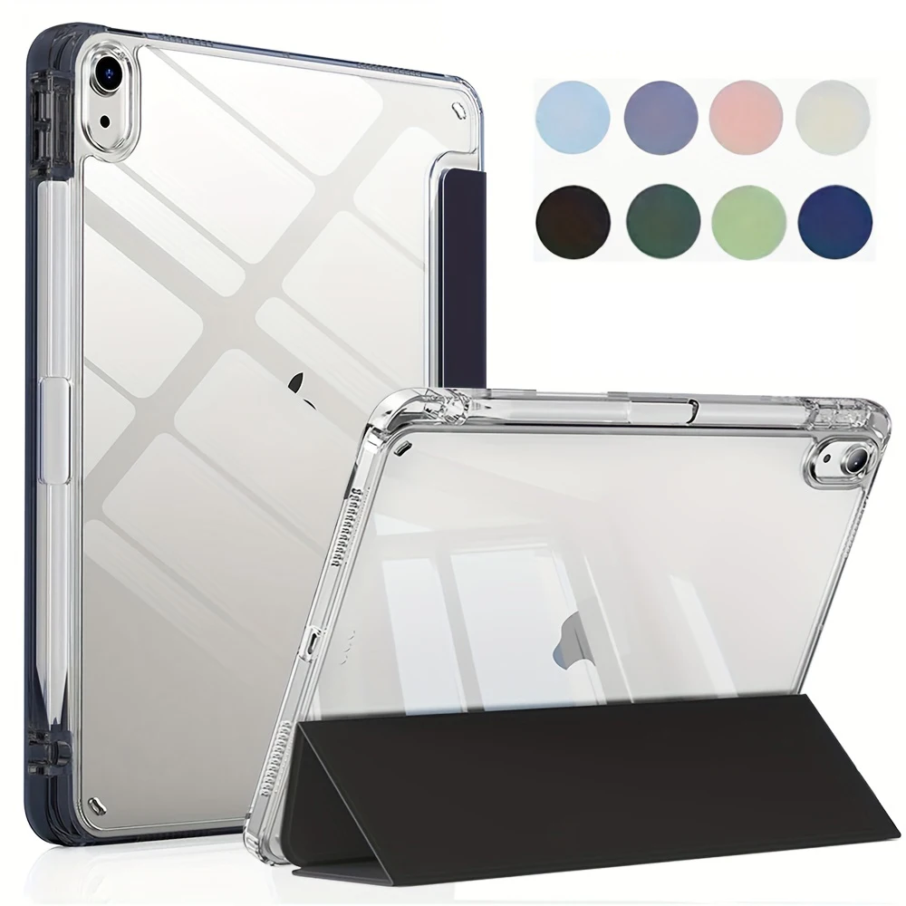 

Case For iPad 2025 A16 Air Pro 5 6 7 8 9 10th 11th Generation Clear Acrylic Case 8.3 9.7 10.2 10.5 10.9 11 12.9 13 inch Cover