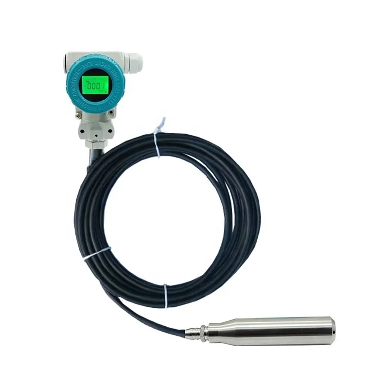 MLT6300:0.2% Throw-in Submersible RS485 4-20ma Hydrostatic Water Liquid Level Sensor Transmitter with Digital LCD Indicator