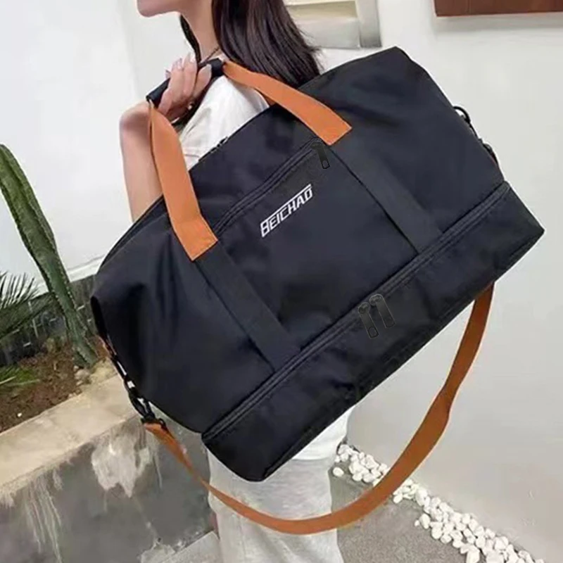 Hochwertige Oxford-Reisetasche, tragbare Sporttasche mit abnehmbarem Riemen für Wochenendreisen, Sport- und Geschäftsreisen. – Detail 10