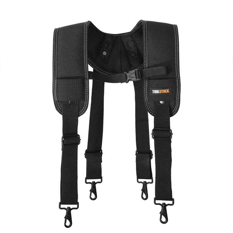 

TOOLSTACK Construction Shoulder Strap Toolkit Accessories High-Quality Padded Suspenders Firm Adjustable Heavy Shoulder Strap
